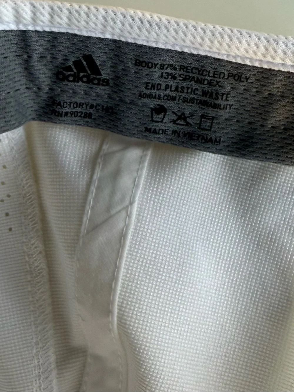 Adidas Aeroready White Floral Hand Painted Running Hat Cap